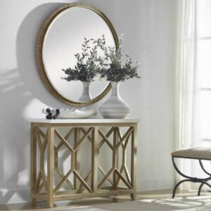 Uttermost Limestone Console Table