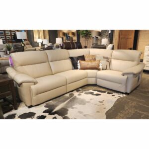 Natuzzi Top-Grain Leather Reclining Sectional