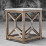 Uttermost Ivory End Table