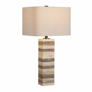 Travertine Table Lamp