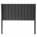 Malouf King Charcoal Upholstered Headboard