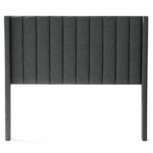 Malouf King Charcoal Upholstered Headboard