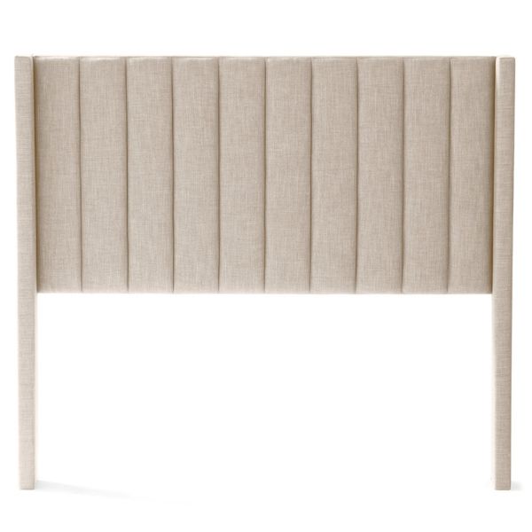 Malouf Queen Oat Upholstered Headboard