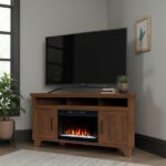 Legends 64” Corner Fireplace Console