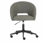 Sunpan Faux Leather Swivel Office Chair
