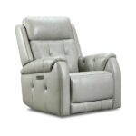 Southern Motion Leather Swivel Glider Triple Power Recliner