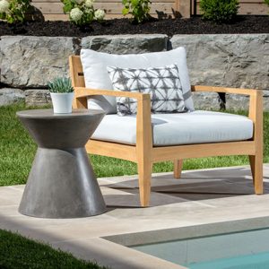 Sunpan *Outdoor-Safe* Cement End Table