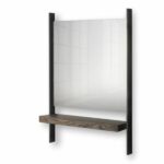 Matuvu Large Mirror with Shelf and Hooks