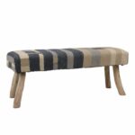 Dovetail Multi-Toned Wool Bench
