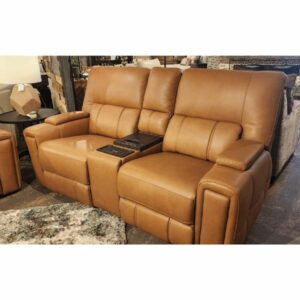 Southern Motion Triple Power Console Loveseat with Refrigerator and Power Drop-Down Table