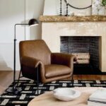 Bassett Leather Accent Chair