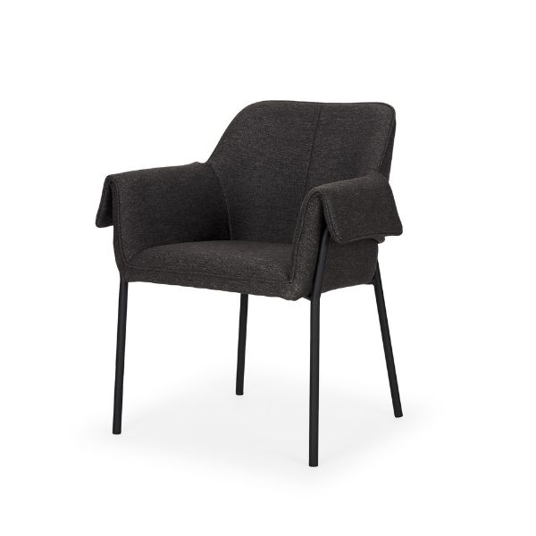 Mercana Gray Fabric Dining Chair