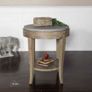 Uttermost Concrete Top Side Table