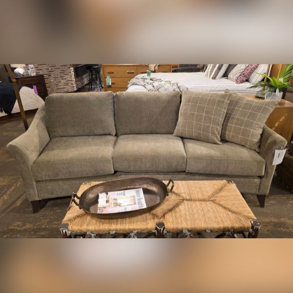 Smith Brothers Curved-Back Sofa