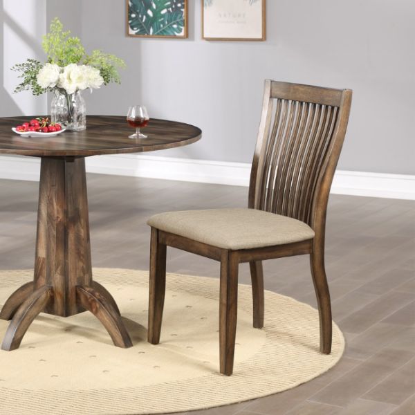 Winners Only Drop-Leaf Mango Brown Dining Set