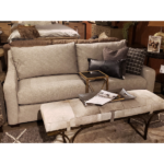 Smith Brothers Custom Track Arm Large Sofa