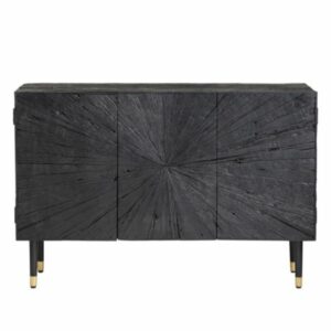 Crestview Three-Door Black Sideboard