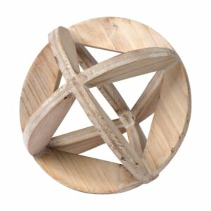 Natural Decorative Large Wooden Sphere