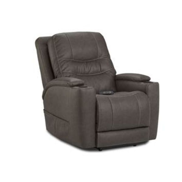 HomeStretch Power Headrest Recliner with Power Lumbar and Extended Footrest