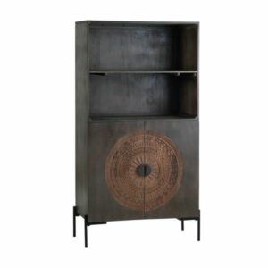 Crestview Bookshelf with Doors