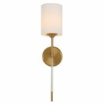 One-Light Brass Sconce