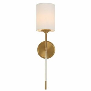 One-Light Brass Sconce