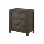 Winners Ony Grey 3-Drawer Nightstand