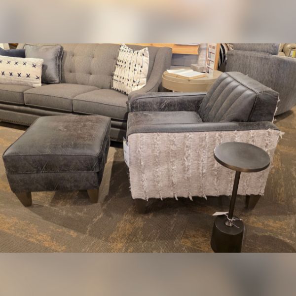 Marshfield Chair and Ottoman