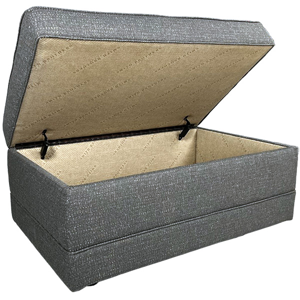 Smith Brothers Storage Ottoman - Vander Berg Furniture and Flooring