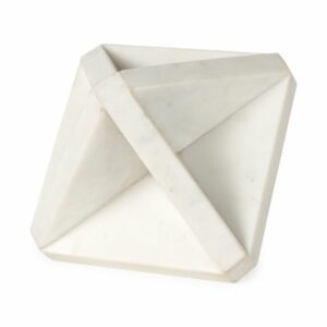 White Marble Décor Stand