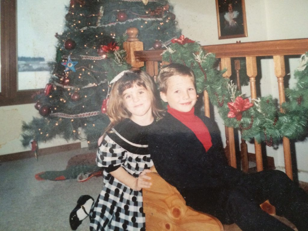 VB Christmas -brittany with brother
