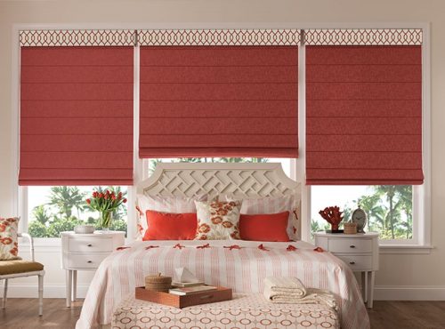 Envision™ Elevance Cord-Free Roman Shades with Integrated Liner | Comfortex Window Coverings | Vander Berg Furniture & Flooring