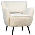 Dovetail Faux Fur Occasional Chair