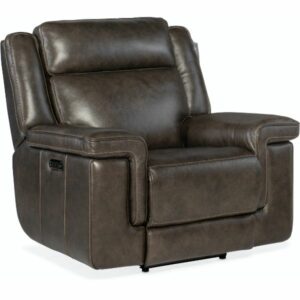 Hooker Furniture Leather Recliner with Power and Lumbar
