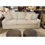 Smith Brothers Custom Panel Arm Sofa