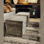Smith Brothers Storage Cube Ottomans