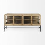 Mercana Four-Door Glass Cabinet