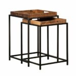 Dovetail Nesting End Tray Tables