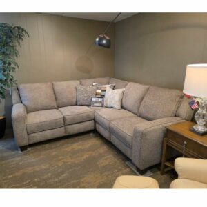 Southern Motion Double Reclining Hi-Leg Power Headrest Sectional