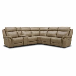 Southern Motion Triple Power Zero Gravity Leather Reclining Sectional