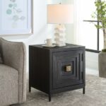 Uttermost One-Door Ebony Cabinet
