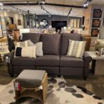 Bassett Custom Tall Back Double Reclining Sofa