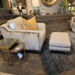 Smith Brothers Chair and Ottoman