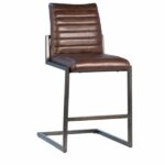 Dovetail Leather Counter Stool