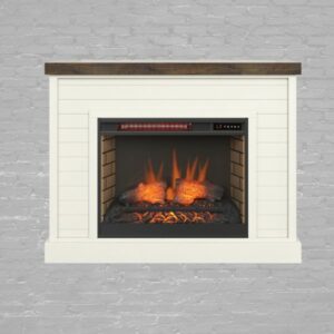 Legends Furniture Off-White    Fireplace Console