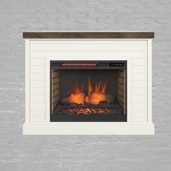 Legends Furniture Off-White    Fireplace Console