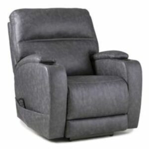 HomeStretch Power Headrest Wallsaver Recliner with Power Lumbar and Extended Footrest